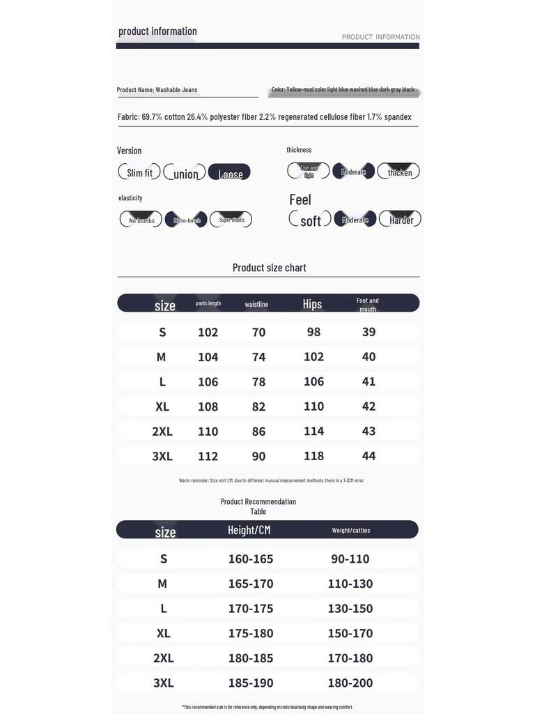 Мужские джинсы Izzue в стиле ретро прямого кроя