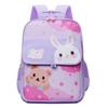Pattern Rabbit Cartoon School Backpack For Toddler  Comfortable Strap Shoulder