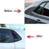 Car Rear Window Shutter Cover Trim For Volkswagen VW Polo MK5 6R 6C 2011-2018 Car Tail Triangle Window Louver Side Vent Trim