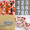 0-9numbers 8 Inch Letters Number Shape Number Style Digital Shape Cake Mold Decor Birthday Cake Mold