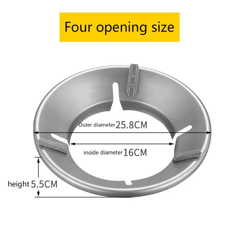 Противопожарное ветровое стекло, защитное газовое покрытие, ветрозащитное кольцо, противоскользящий кронштейн, утолщенная газовая плита, энергосберегающее кольцо