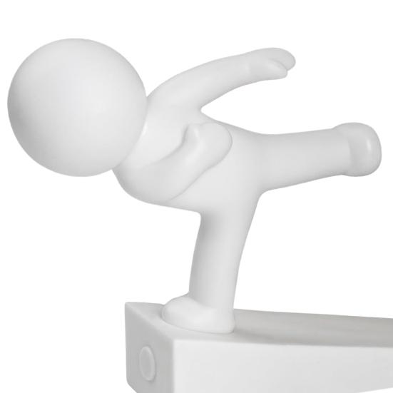 Мультяшный Человек Стопор для Двери Клин Защита Стены Противоскользящий Ветрозащитный Без Сверления Защита от Столкновений Ковер Плитка Бетонный Деревянный Пол Дверной Стопор