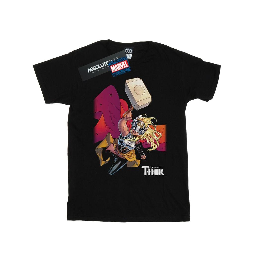 Marvel Mens The Mighty Thor Mjolnir T-Shirt