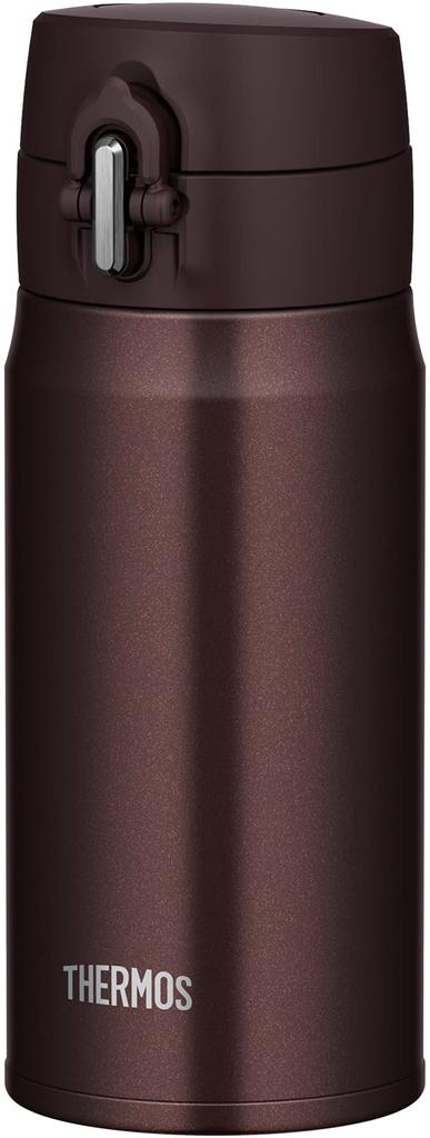 Thermos Water Bottle Vacuum Insulated Mobile Mug 350ml Brown BW JOH-350