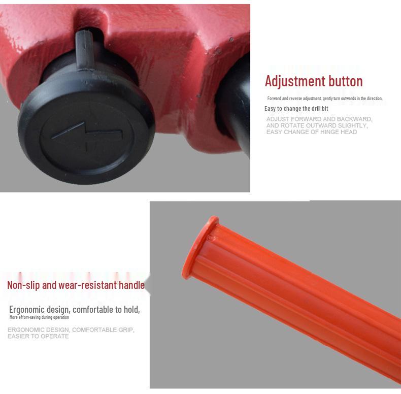 Durable 1/2-4 inch Manual Pipe Threader for Iron, Galvanized, and Water Pipes