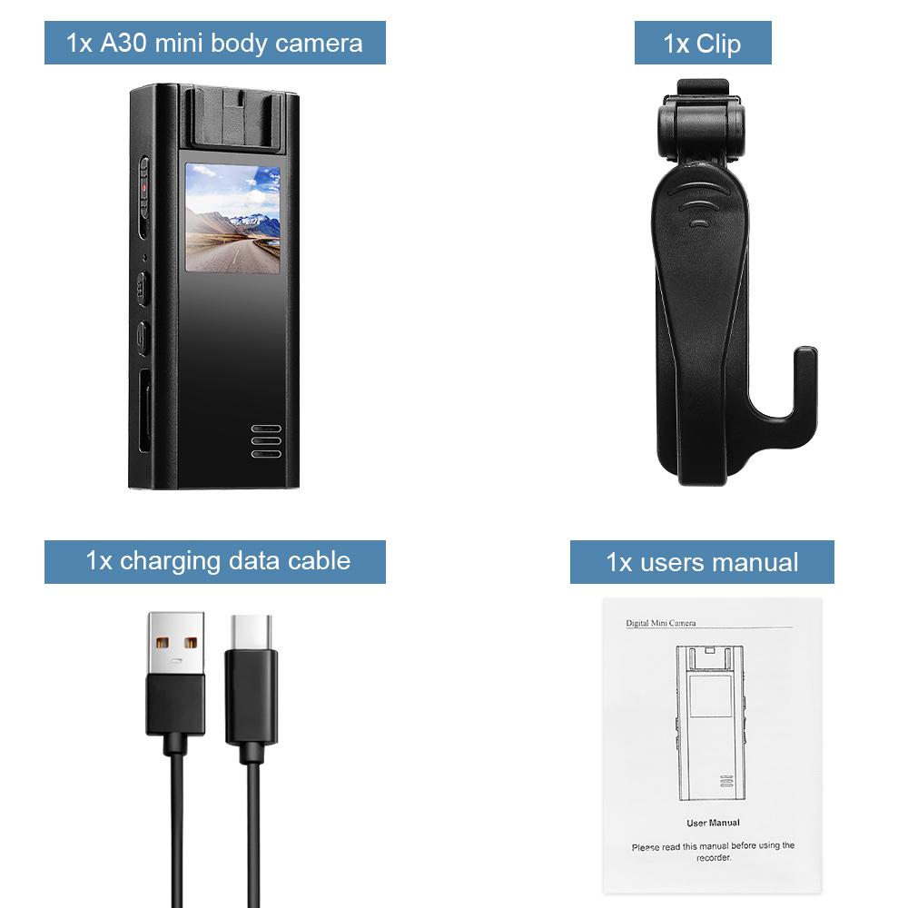 Мини-камера Vandlion A30, карманный DV-датчик, ночная видеокамера, автомобильный видеорегистратор, видеорегистратор, камера обнаружения движения
