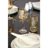Золотой цвет, золото, позолота, 12 шт., набор стеклянных ножок для воды, безалкогольных напитков, набор столовой посуды, держатель для приданого