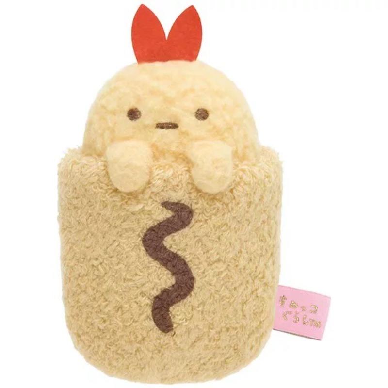 НОВИНКА Жареные Креветки san-x SumikkoGurashi Плюшевая Игрушка Брелок Sumikko Gurashi Милый Картофельный Крокет Креветка Фрай Мягкая Набивная Подвеска подарок