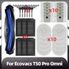 Compatible for Ecovacs T50 Pro Omni Replacement Main Side Brush HEPA Filter Mop Pads Spare Parts Accessories