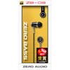 ZERO AUDIO Canal Earphone ZERO BASS Black ZB-03 ZB-03JB