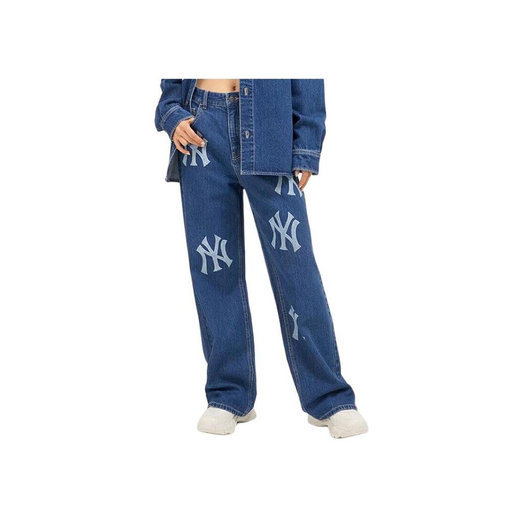 Новые джинсы MLB New York Yankees Женские Ярко-синие 3FDPB0334-50INS