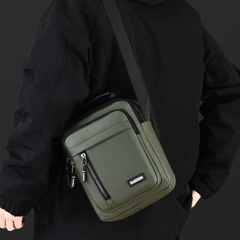 Мужская легкая сумка-мессенджер из оксфорда - Модная повседневная наплечная сумка с элегантным дизайном