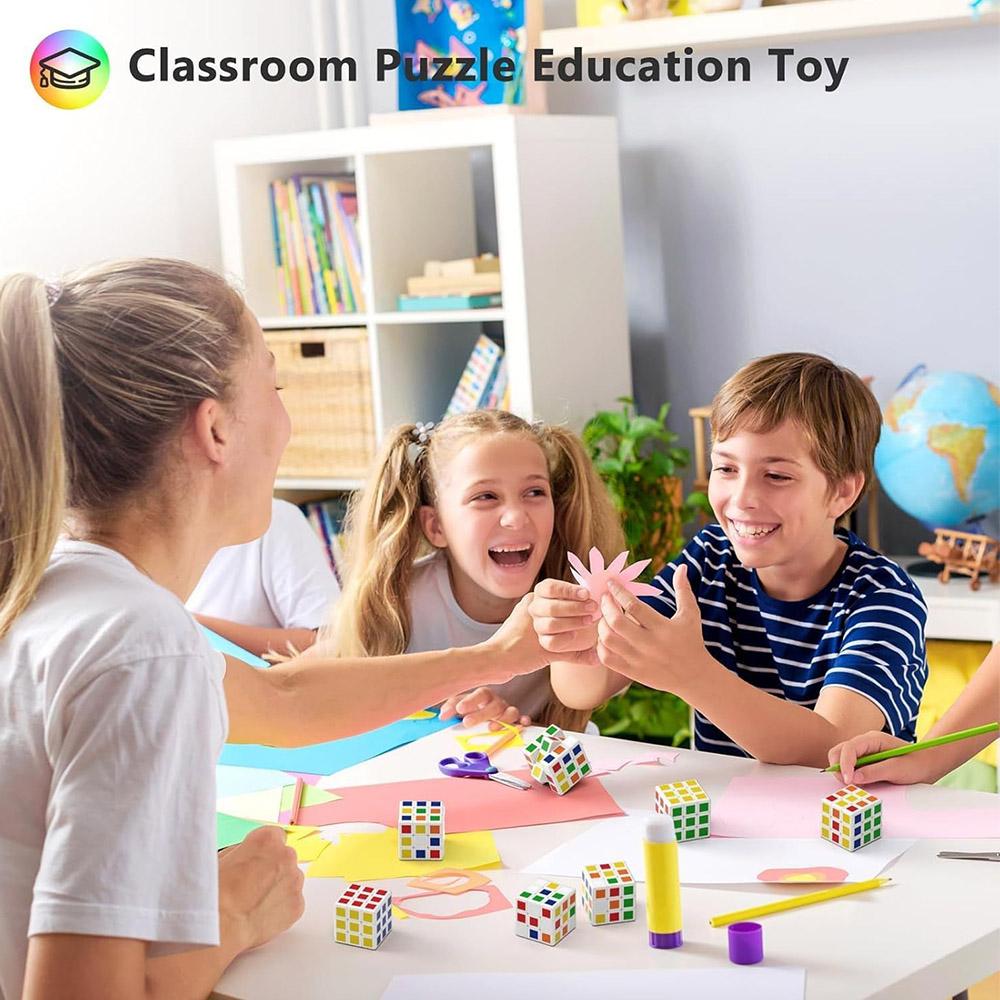 24Pcs 3X3 Mini Cube Puzzle Party Favors For Birthday Party Favors