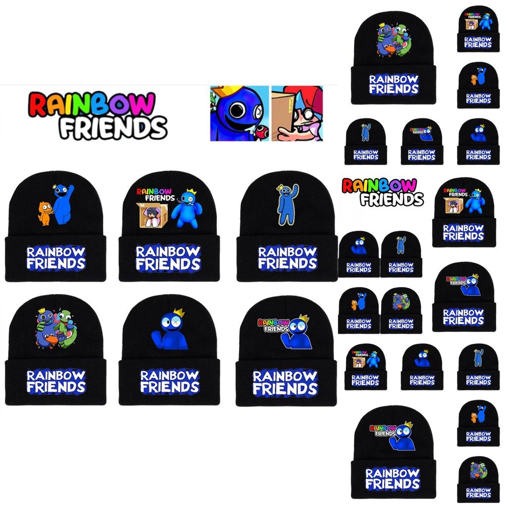 Вязаная шапка Roblox Rainbow Friends Мягкая и теплая Рождественский подарок для мужчин и женщин
