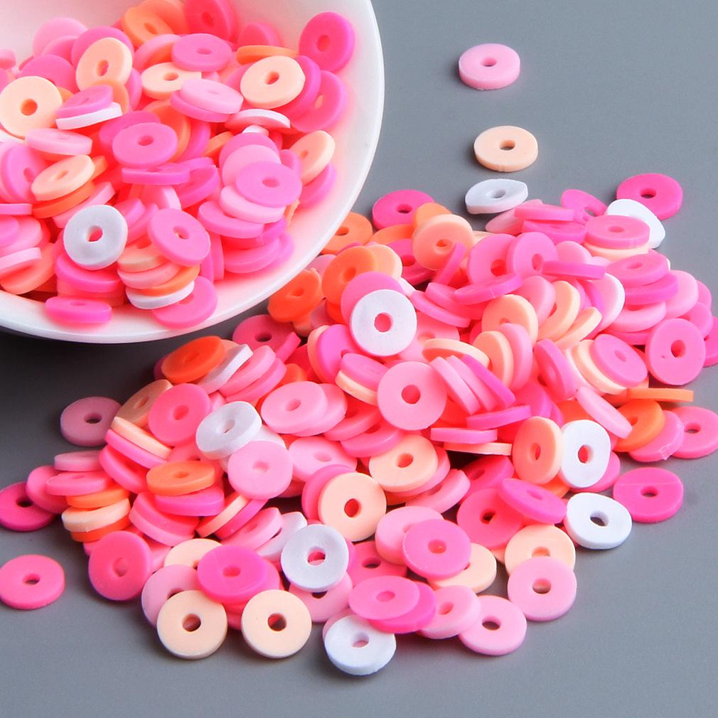 10 г бусин из полимерной глины сплошного цвета для браслетов и ожерелий - Разделительные бусины ручной работы