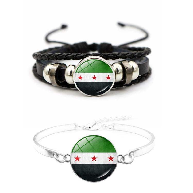 Отпразднуйте сирийское наследие этим удобным прочным плетеным браслетом для нарядов всех поколений