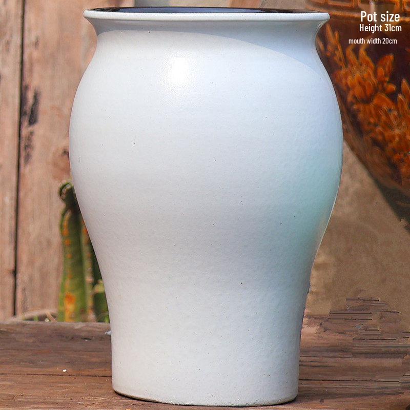 Высокий ручной керамический глиняный горшок для суккулентов и орхидей