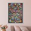 2000 Piece Jigsaw Puzzle Disney Disney Pixar Heroine Collection Stained Glass & (73x102cm)
