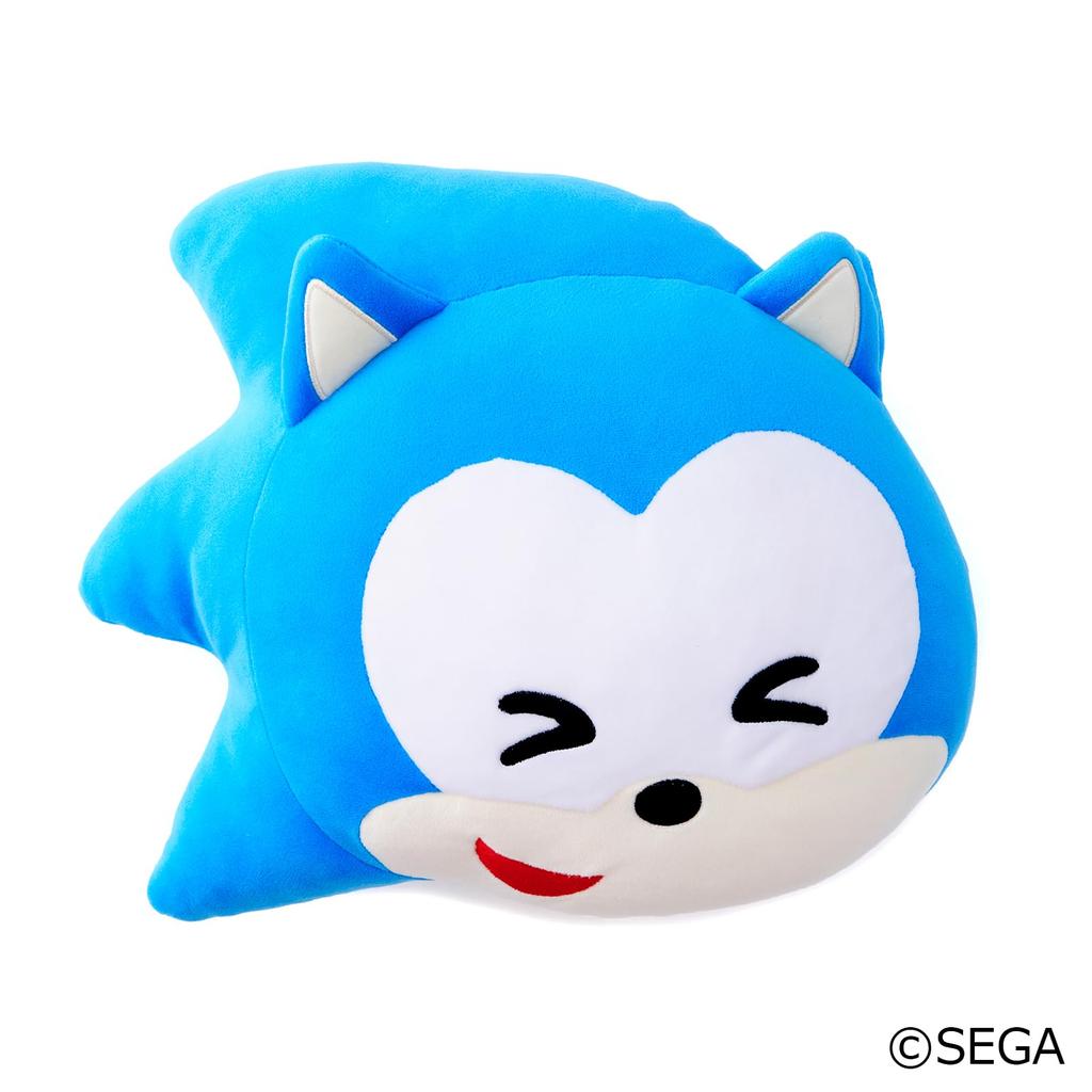 SEGA Fave SONIC FRIENDS Face Cushion Sonic &