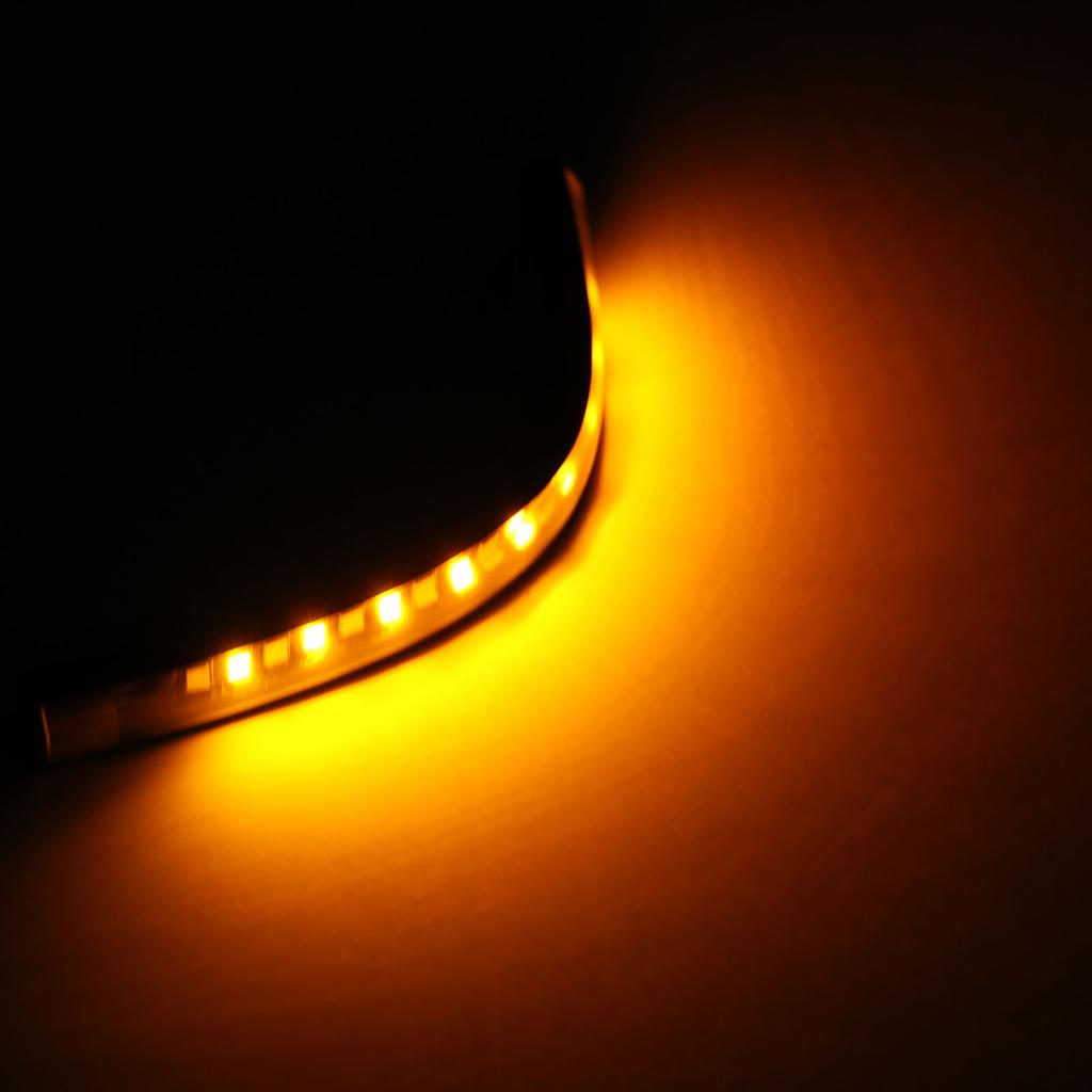 12 В 1 шт. универсальные 18 светодиодных полосок, указатели поворота мотоцикла, стоп-сигнал заднего прицепа