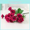 Имитация цветка розы Свадебные принадлежности Домашние цветочные украшения Композиция