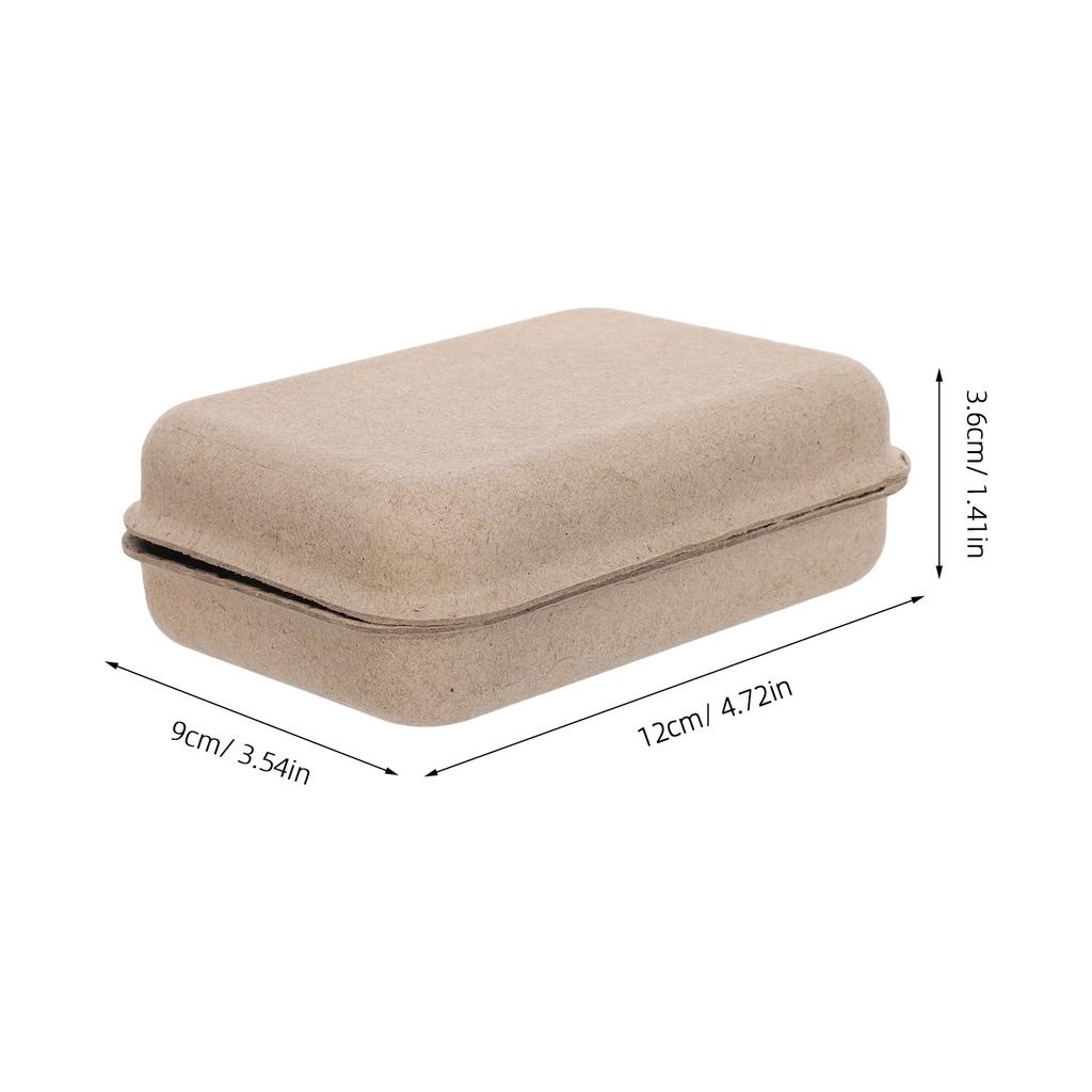 10Pcs Paper Soap Box Bar Soap Container Travel Holder Moisture Resistant Small Packaging Boxes Wedding Birthday Party Favor
