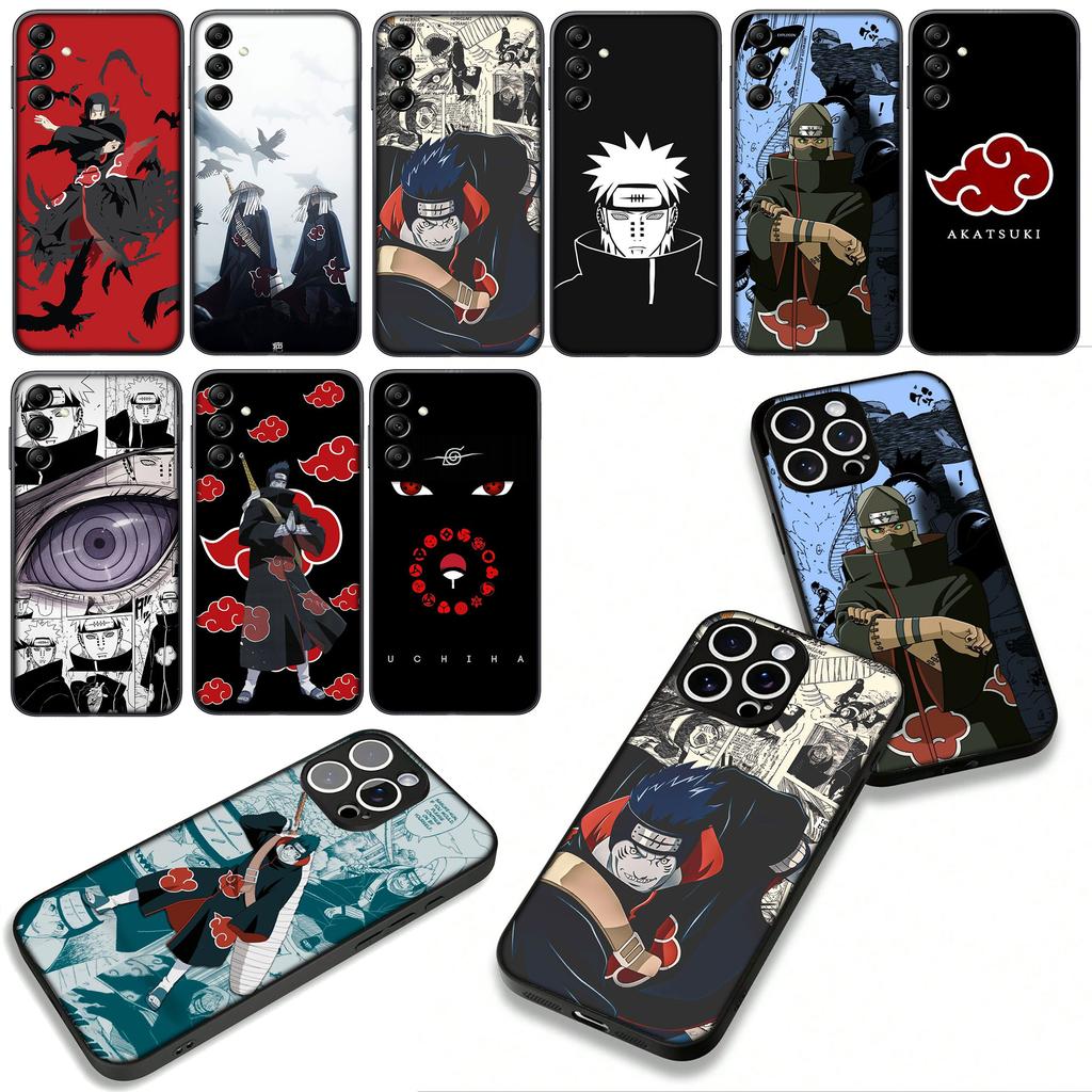 Narutos Itachi Pain KISAME Akatsuki Phone Cover for Apple iPhone 17 16 11 Pro XS Max XR 6 7 8 Plus 16E SE 2020 Air 5 SE2 Case