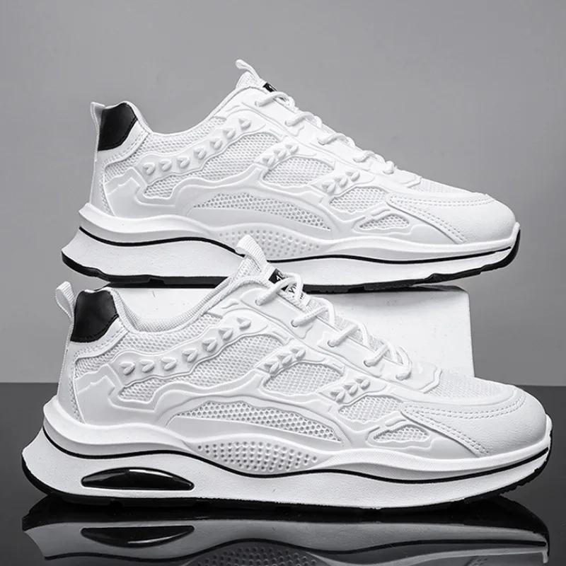 Fashion Men's Sneakers New Fashion Skateboard Shoe Outdoor Male Mesh Breathable Running Shoes for Men Sports Casual Shoes Tenis Hombres