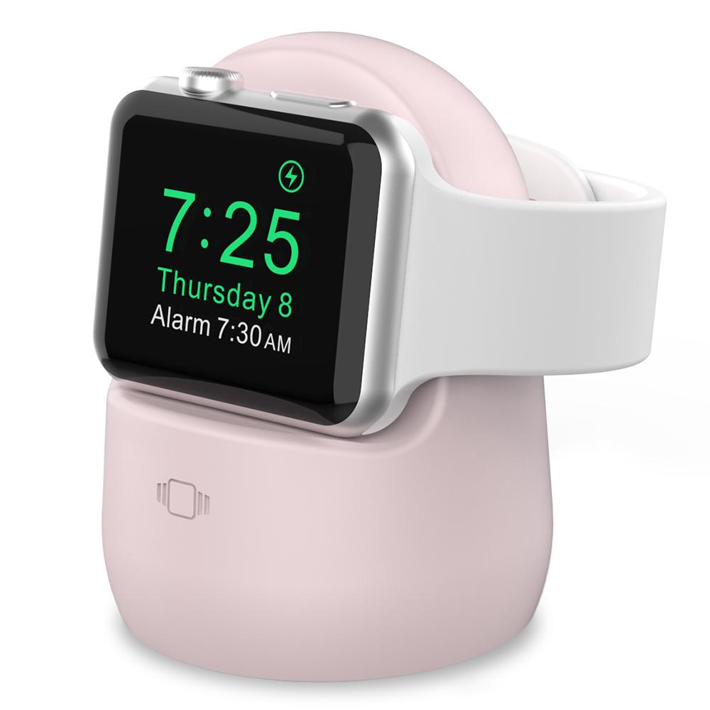AHASTYLE PT63 Charging Stand for Apple Watch Holder Non Slip Base Silicone Charger Dock