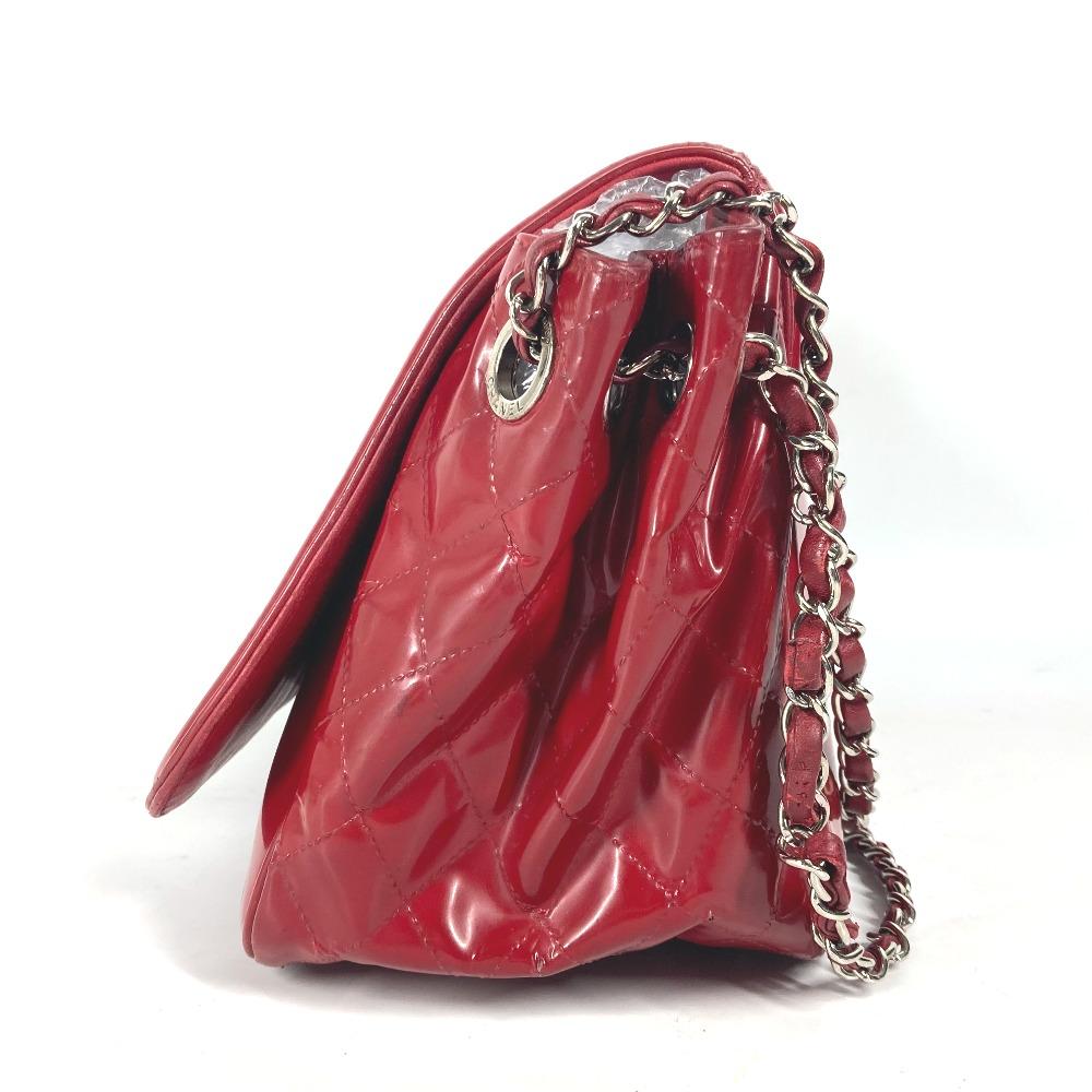 CHANEL CC Mark Lipstick Double Chain Crossbody Flap Bag Shoulder Bag Red/pink