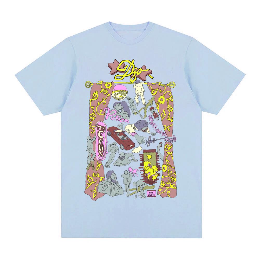 Joe Keery Flash T-Shirt Djo Same As Official websiteSeconds Tee-shirt Summer Hip Hop Short Sleeve HarajukuTshirt 100%Cotton Tees