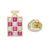 New Cubic Zirconia Perfume Bottle Collar Pin Small Fashion Copper Brooch 4 Colors Available Summer Fashion Jewelry