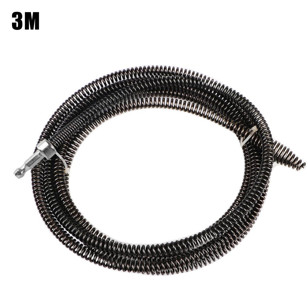 Drain Cleaner 3M Pipe Dredging Tool Spring Pipe Sewer Pipe Unblocker Sinks Basin Pipeline Clogged Remover Tools