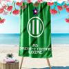 AS Saint-Étienne Print Beach Towel, Large Soft Quick Dry Towel for Beach Camping Swimming