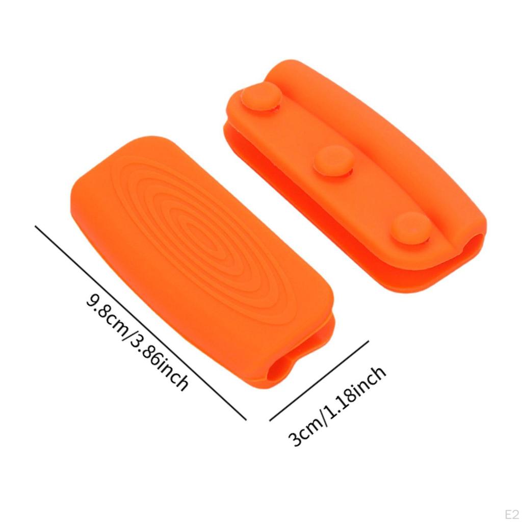 Крышка для ручки кастрюли, боковой рукав, кухонный инструмент, утолщенные нескользящие серьги против ожогов