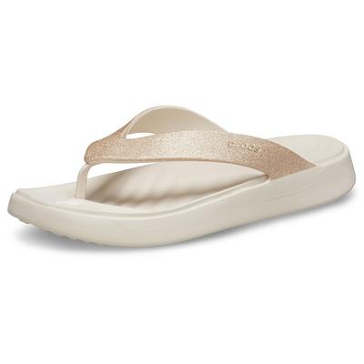 Сандалии Crocs Getaway Glitter Flip Stucco, 21 см
