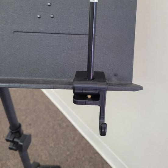 Держатель для смычка для пюпитра Складной зажим Крючок для смычка Органайзер с подставкой для карандашей для скрипки альта виолончели баса Оркестровый аксессуар