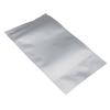 100Pcs Silver Zip Lock Pure Mylar Foil Stand Up Bag Self Seal Reusable Resealable Tear Notch Doypack Food Storage Pack Pouches