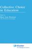 Книга Collective Choice In Education