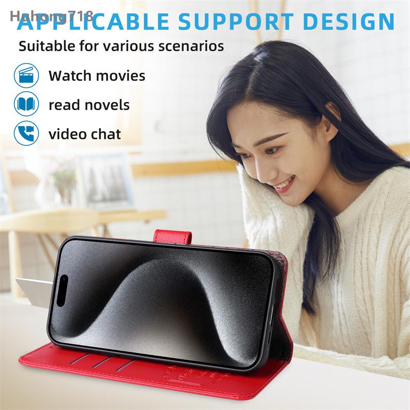 For Realme 7i 12 Plus 12X 13 Pro 14 14T 14X Neo 7X Note 50 60 P3 4G 5G Wallet Phone Case Card Slot Stand Cover Casing