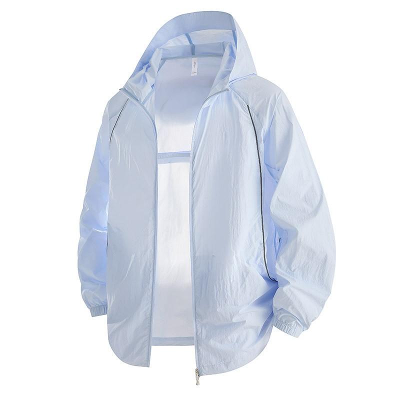 Unisex UV Protection Hooded Lightweight Outdoor Jacket Cycling Travel Casual Wear