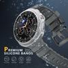 Спортивный ремешок для Samsung Galaxy watch 8 ремешок 44мм 40мм 8 classic 46мм Резиновый браслет на запястье correa Galaxy watch 8 аксессуары