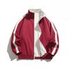 Spring and Autumn New Jacket Men's Stand-up Collar Trendy Brand Striped Explosion Versatile Coat