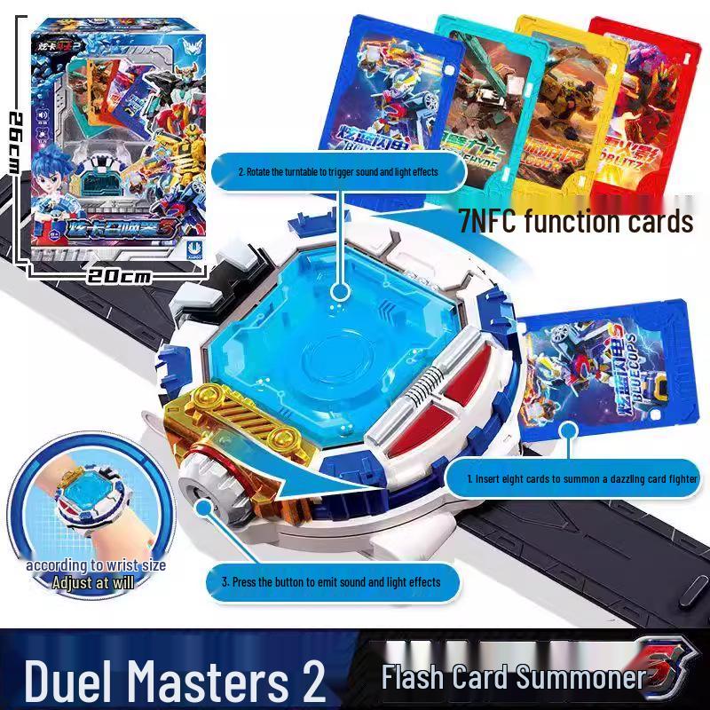 Сезон 2 Игрушки-карточки Spin Warrior для мальчиков - Воин, Боец, Призыватель и Набор часов