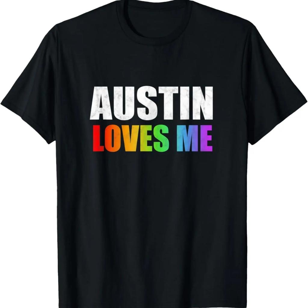 Austin Gay Pride LGBT Rainbow Love Texas TX Men Women Gifts T-Shirt