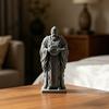 3D-печатная фигурка иерарха Средневековая Винтажная Резьба Статуя Мужчины Скульптура Орнамент для Кабинета Книжной Полки Домашнего Офиса Декор