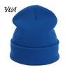 Unisex Knitted Cap Solid Color Knit Beanies, Classic Slouchy Skull for Winter, Daily Commuter Warm Gear Casual Headwear Men Women, Soft