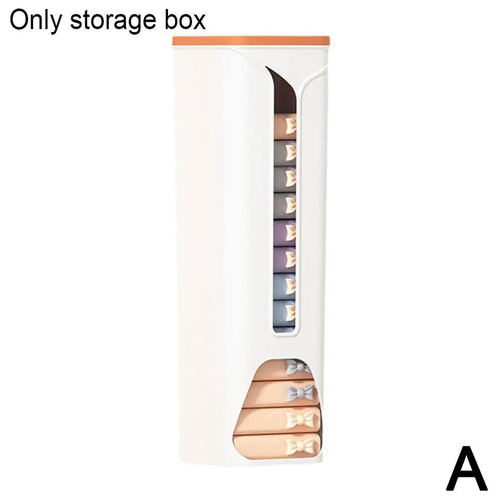 Wall-Mounted Underwear Storage Box Closet Hanging Underwear Garbage Home Panties Bag Organizer Holder Socks Dispenser