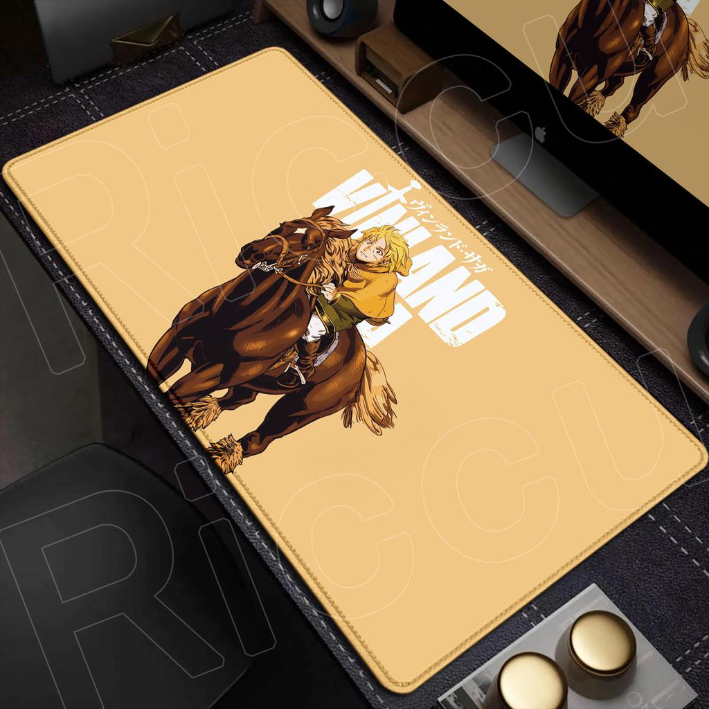 XXL Большой коврик для мыши Vinland Saga 40x90см Коврик для мыши Игровой коврик для клавиатуры E-sports Защита для ПК Аксессуары для компьютера HD Ковер для компьютера Настольный коврик