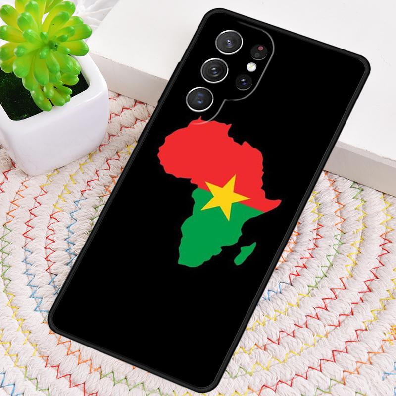 Мягкий чехол для телефона с флагом Буркина-Фасо для Samsung Galaxy note 10 pro S26 Ultra S23 S24 FE S25 S21 S22 PLUS ударопрочный чехол